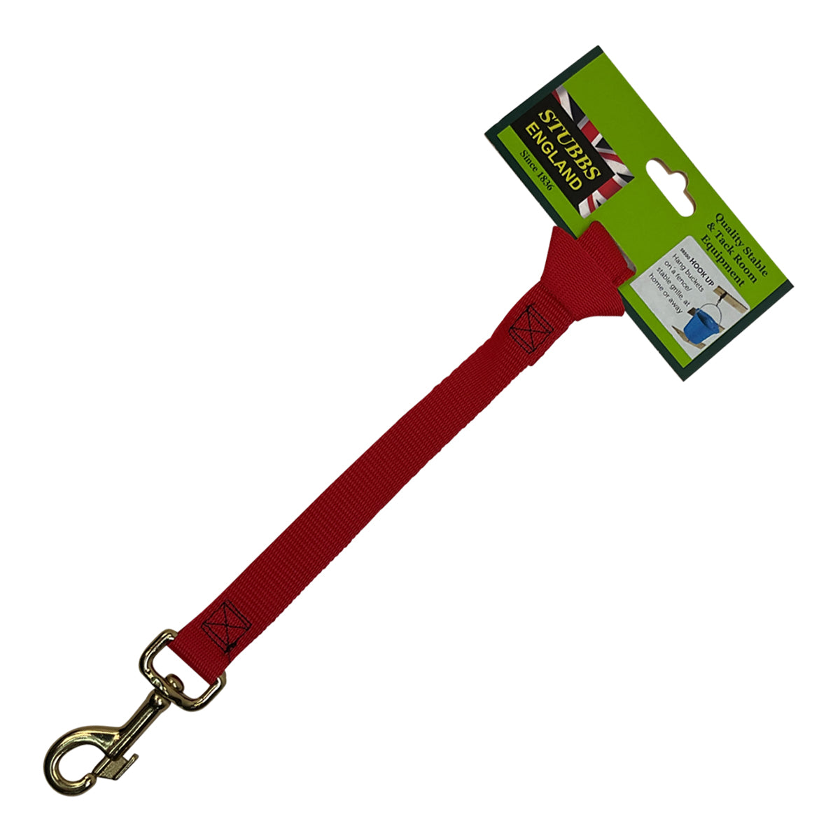 Stubbs England Bucket Hook Up Strap in Red