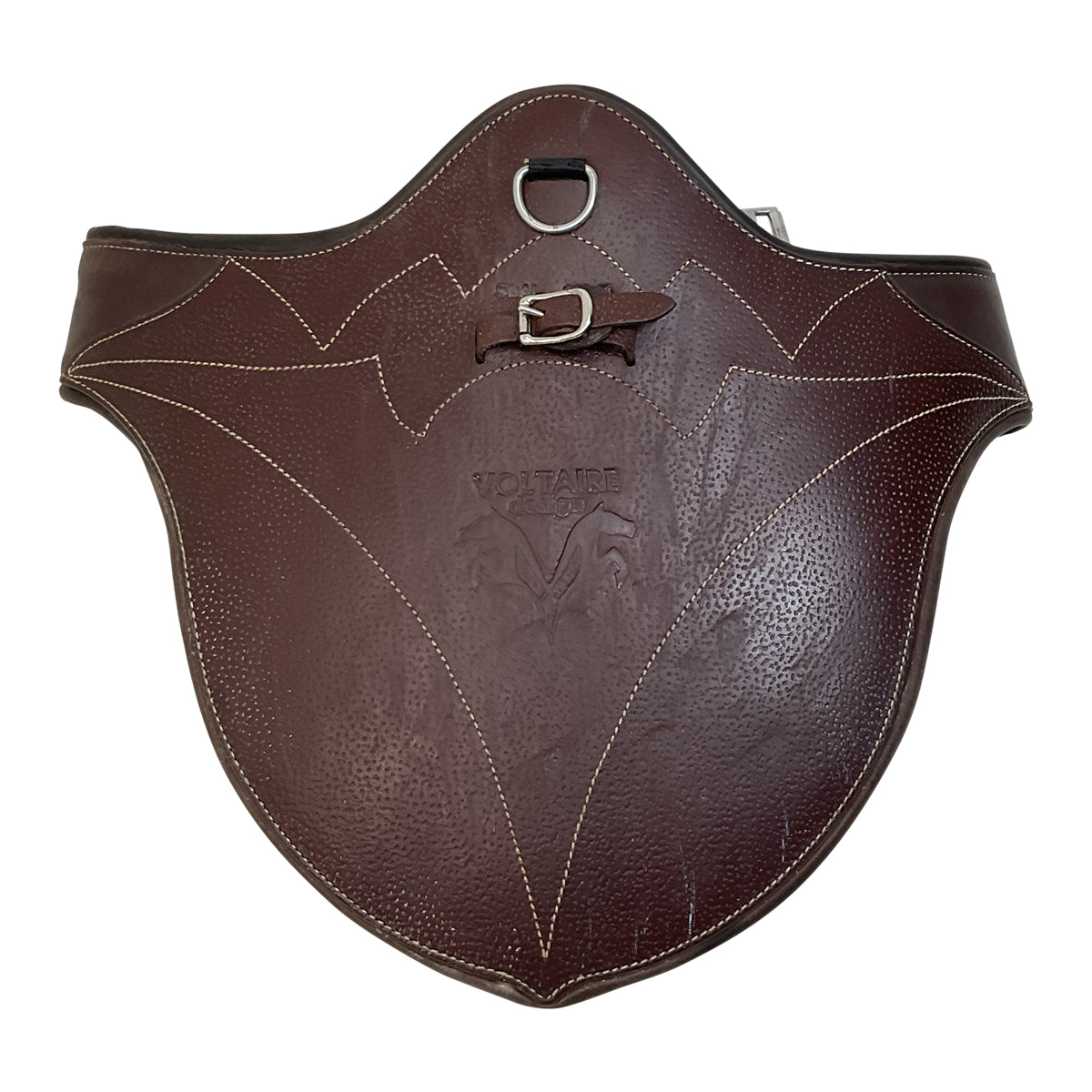 Voltaire Design Long Belly Guard Girth in Brown