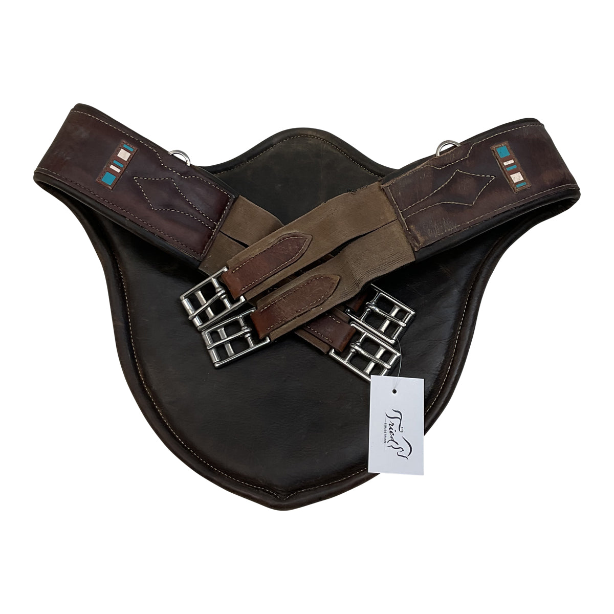 Voltaire Design Long Belly Guard Girth in Brown 