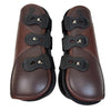 Equifit D-Teq Front Boots in Brown/Ostrich