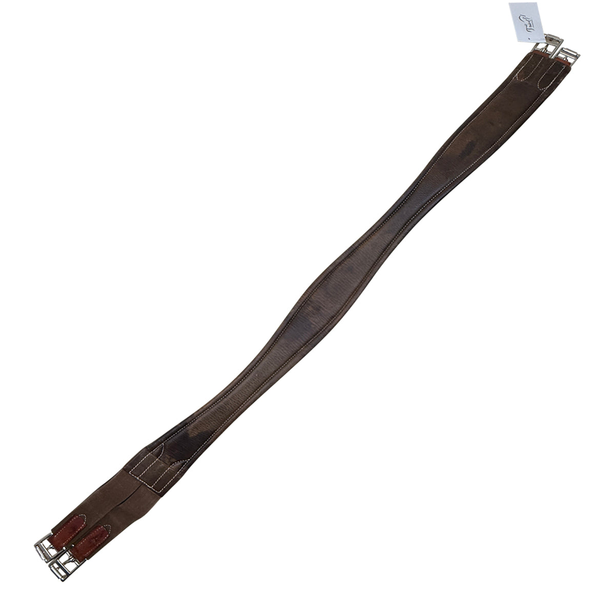 Aramas Single End Elastic Girth in Chestnut