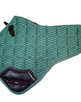 LeMieux Carbon Mesh Close Contact Half Square Pad in Sage
