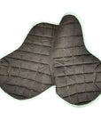 LeMieux Carbon Mesh Close Contact Half Square Pad in Sage