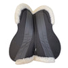 Equifit 'UltraWool' Thin Impacteq Half Pad in Black/Natural 