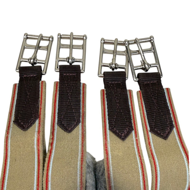Elastic Sheepskin Girth in Brown