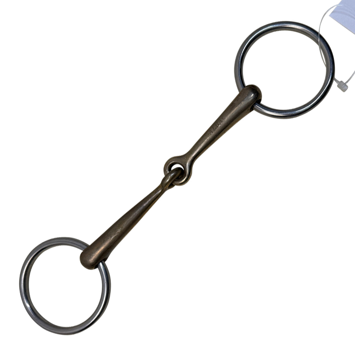 MetaLab Albacon Bradoon Snaffle Bit in German Silver - 5"