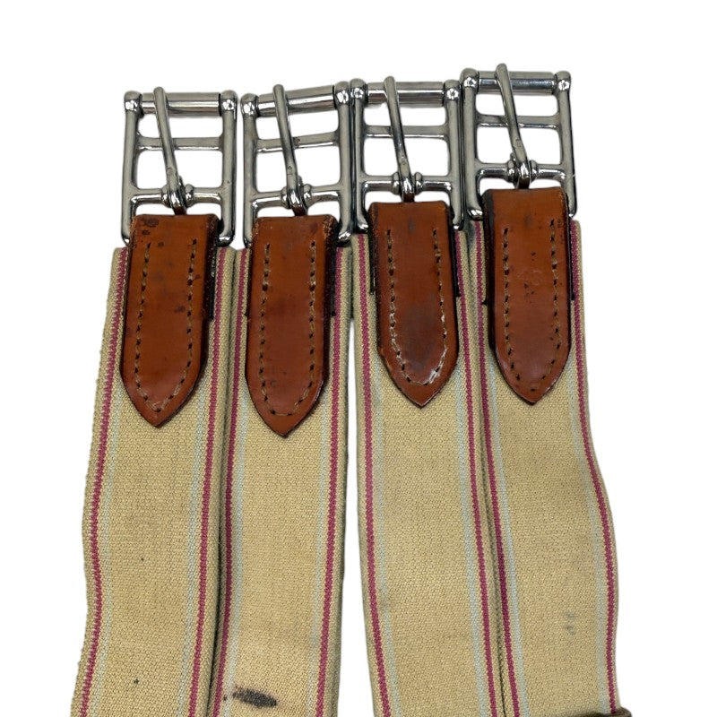 Edgewood Sheepskin Double End Elastic Girth in Oakbark