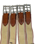 Edgewood Sheepskin Double End Elastic Girth in Oakbark