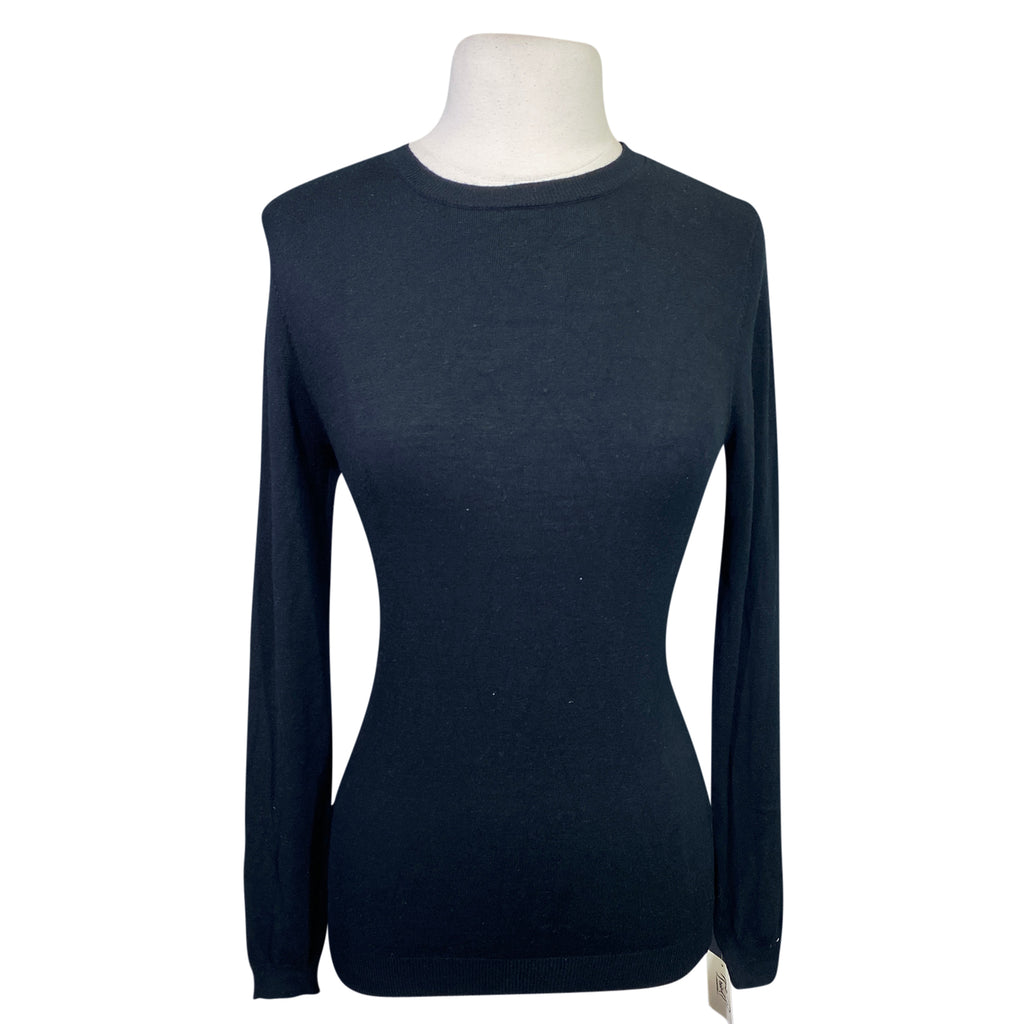 TKEQ 'Essential' Crewneck Sweater in Black - Women's XS