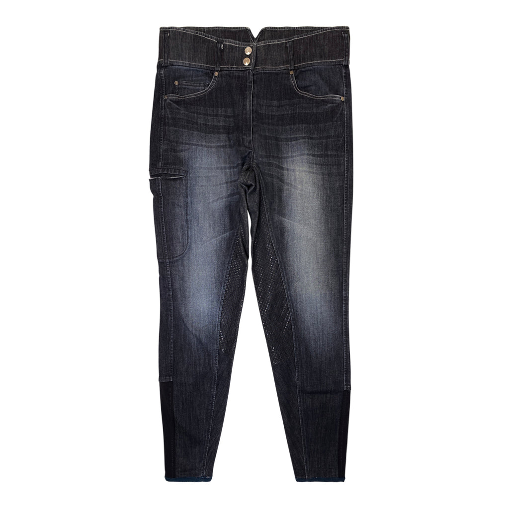 Equetech Ultimo Denim Full Seat Breeches in Navy
