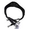 Acavallo Gel & PVC Anatomic Girth in Black
