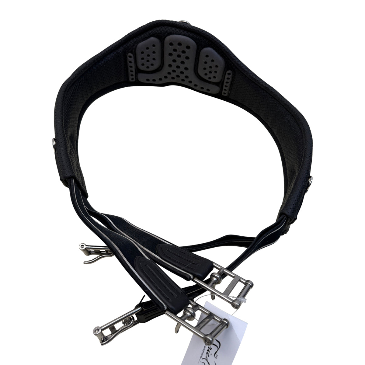 Acavallo Gel &amp; PVC Anatomic Girth in Black
