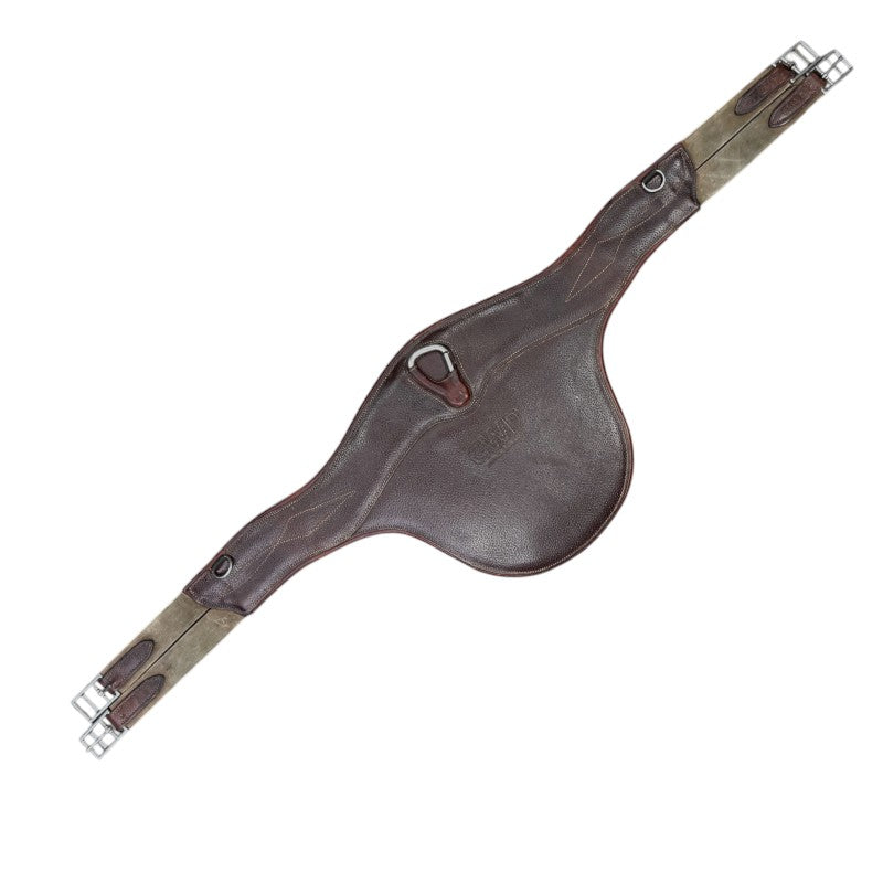 CWD Anatomic Jumping Belly Guard Girth  in Brown