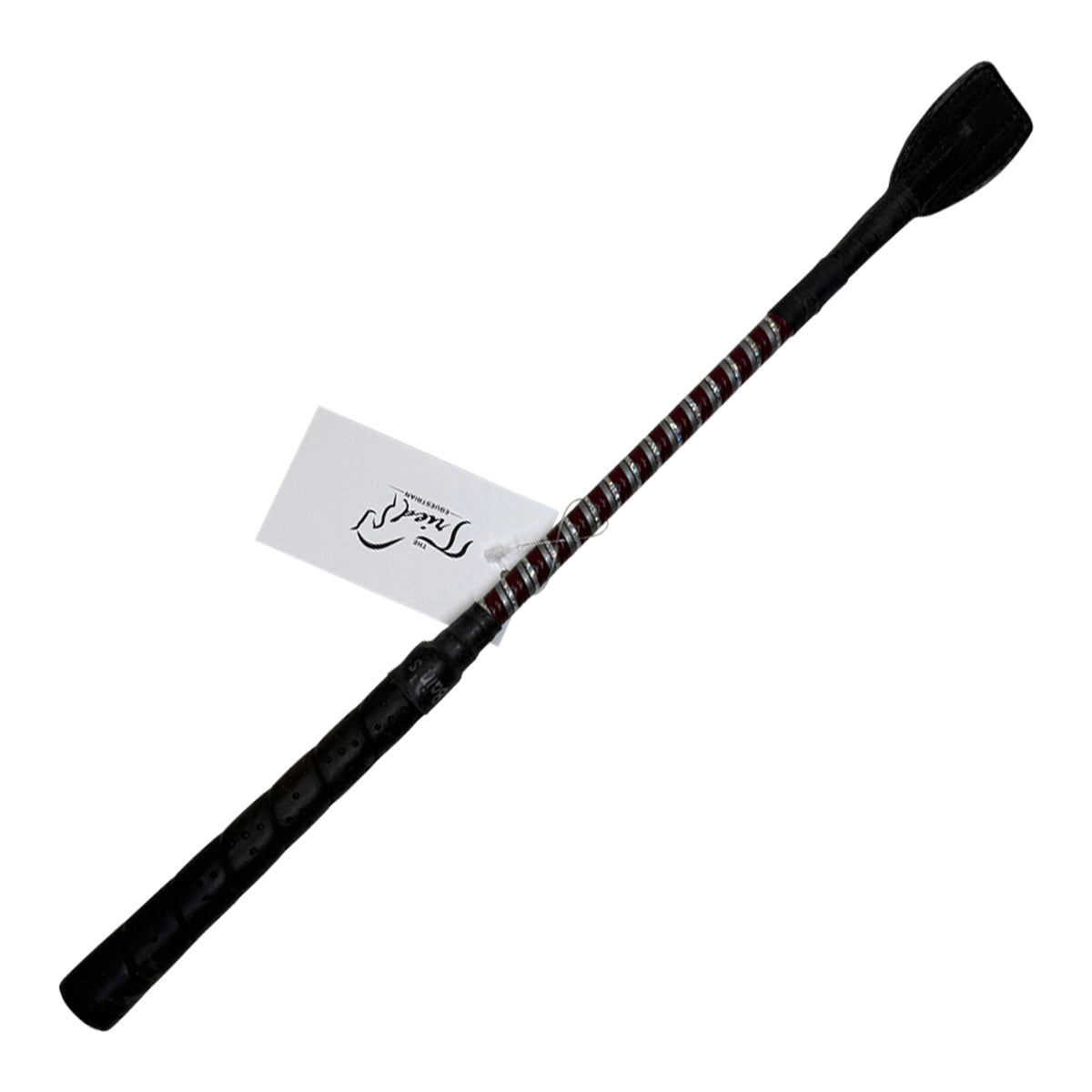 Riding Crop in Red/Silver