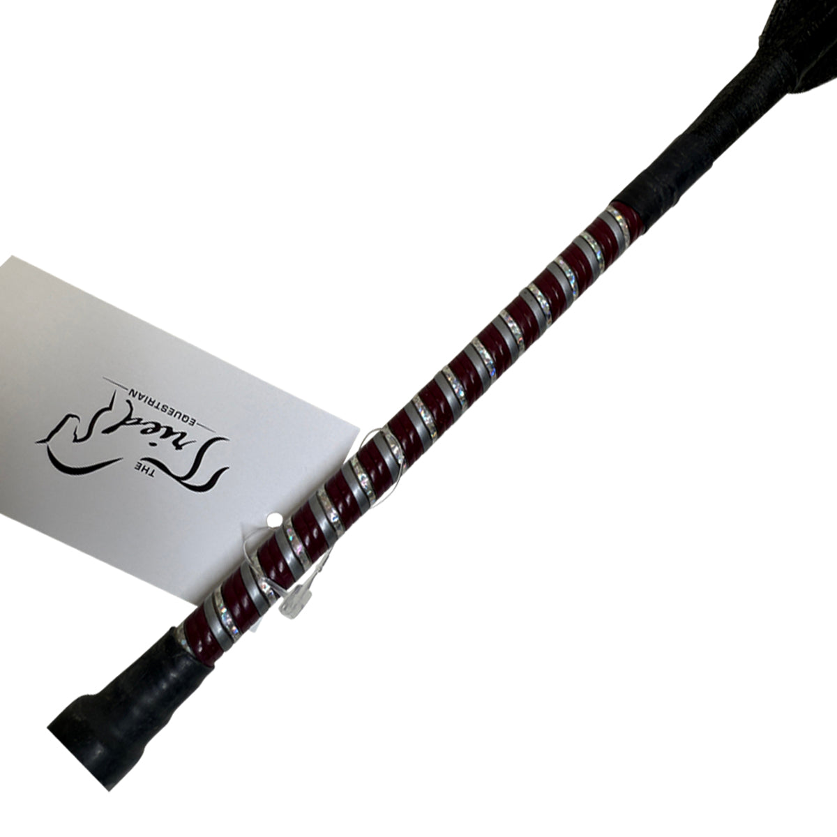 Riding Crop in Red/Silver