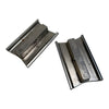 Prestige Replacement Stirrup Pads in Stainless Steel - 4"