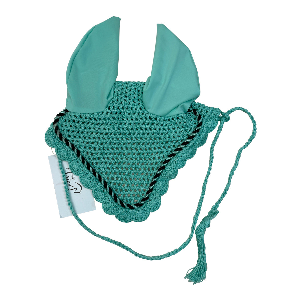 Crochet Bonnet in Mint Green - Pony