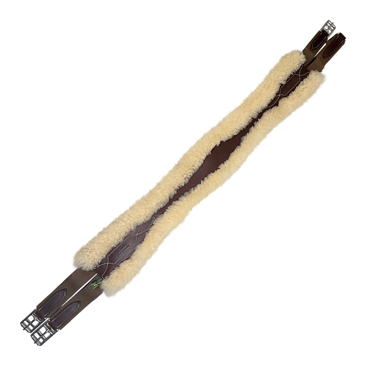 Devoucoux Sheepskin Lined Girth in Havana
