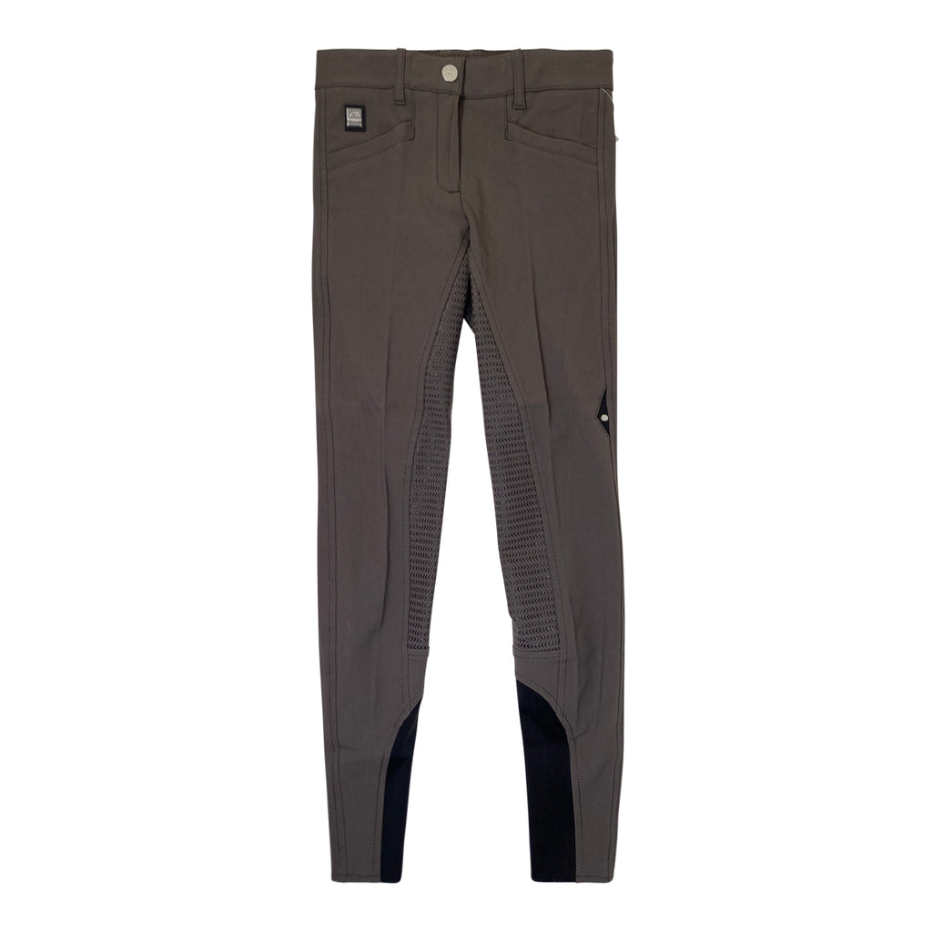 Equiline 'Cedar' Full Grip Breeches in Stone Grey