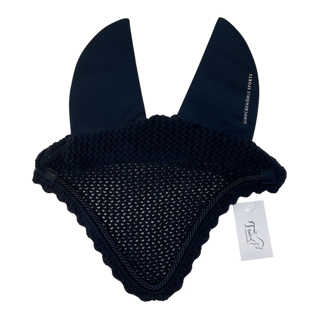 Schockemohle Air Silent Fly Veil in Navy - Full