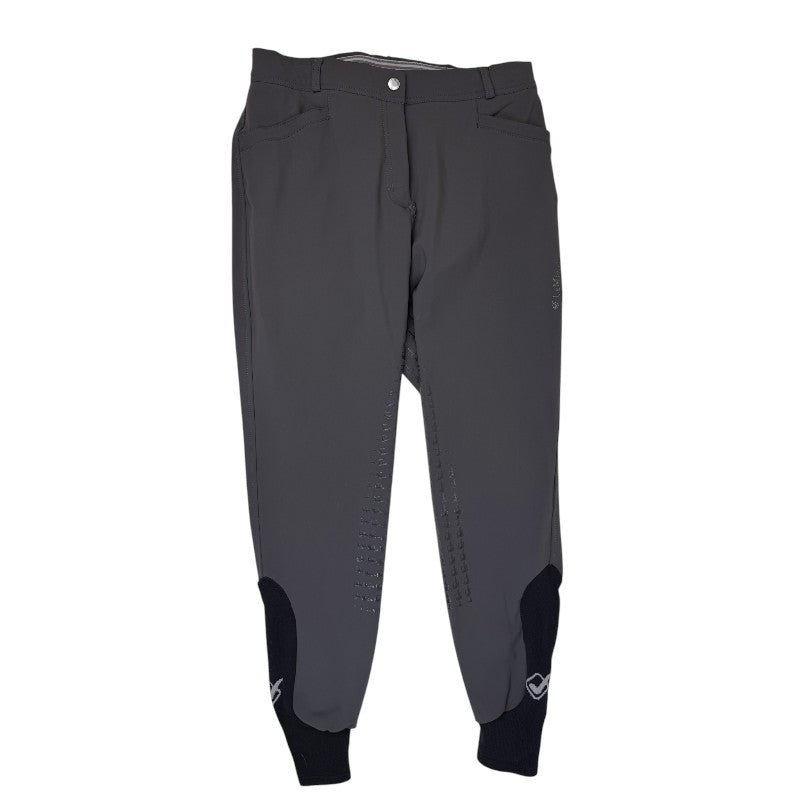 LeMieux 'Dynamique' Silicone Knee Patch Breeches in Grey