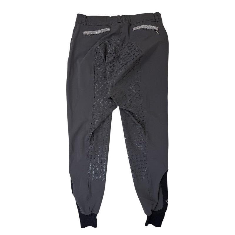 LeMieux 'Dynamique' Silicone Knee Patch Breeches in Grey