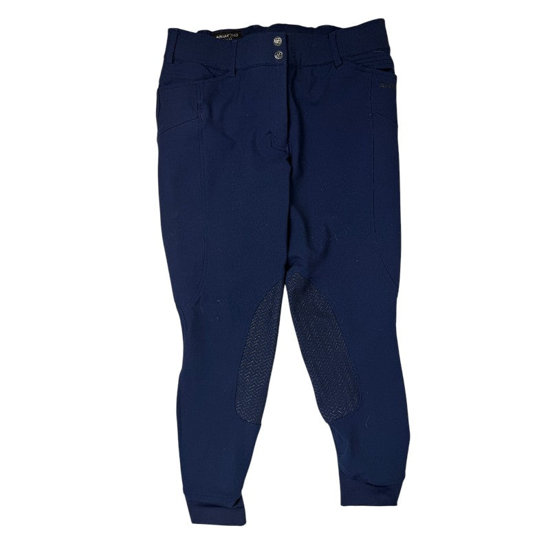 Ariat 'Prelude' Knee Patch Breeches in Navy 