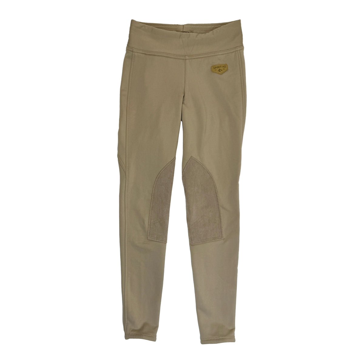 Horze 'Spirit' Knee Patch Breeches in Tan
