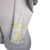 70° Laser Cut Sun Shirt in White/Yellow