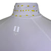 70° Laser Cut Sun Shirt in White/Yellow