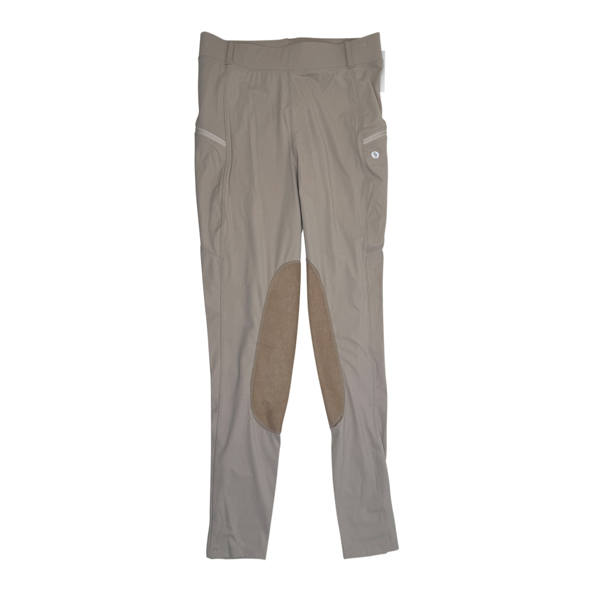 Santiny Knee Patch Schooling Tights in Tan