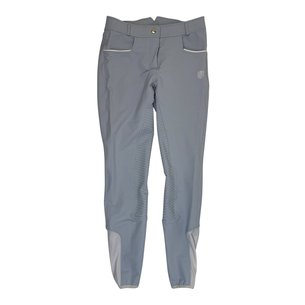 Bullet Equestrian 'The Original' Full Grip Breeches in Powder Blue