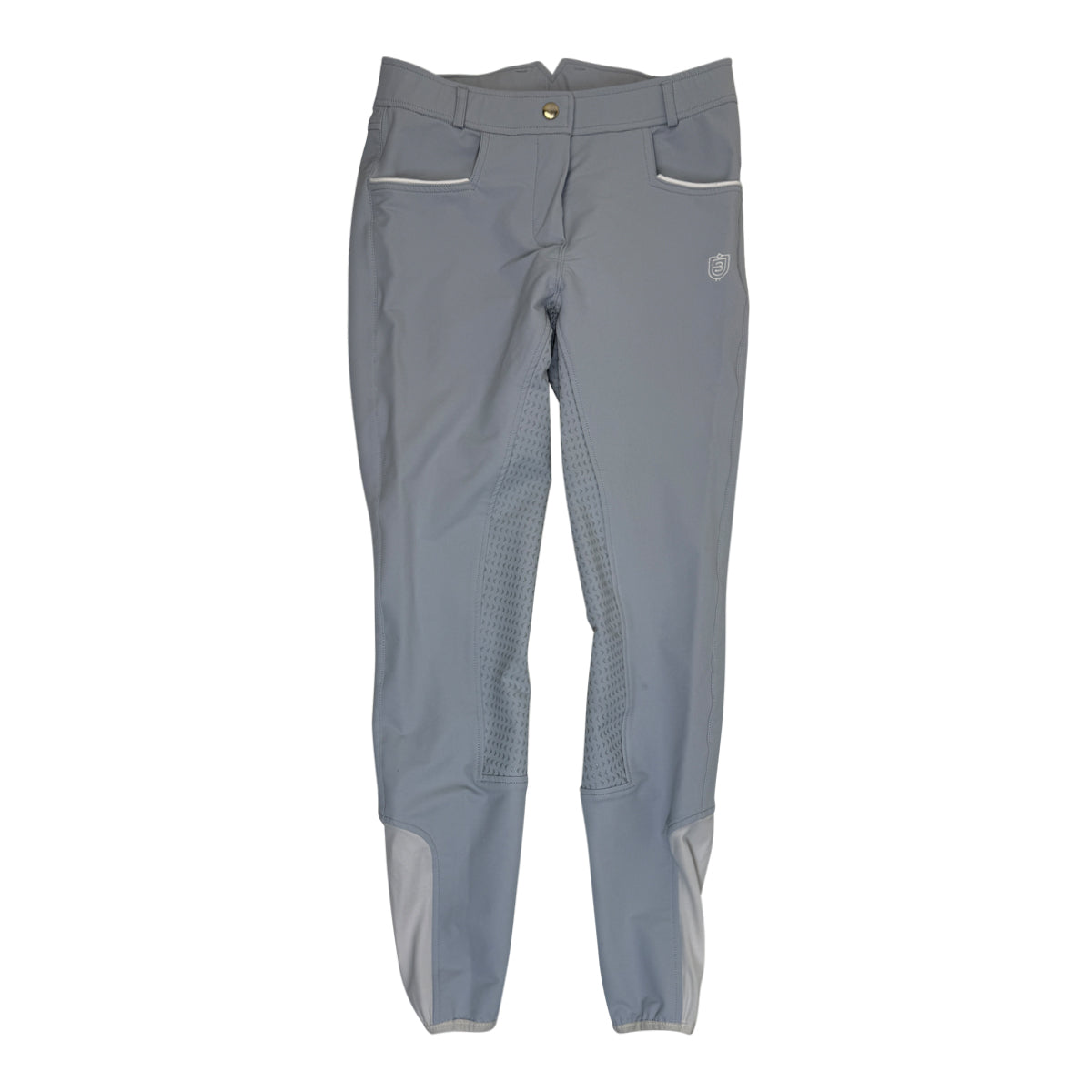 Bullet Equestrian 'The Original' Full Grip Breeches in Powder Blue