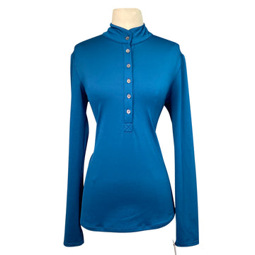 An Capall 'Jessica' Shirt in Moroccan Blue - Women's Medium