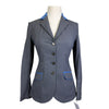 Sarm Hippique 'Arianna' Show Jacket in Grey/Light Blue
