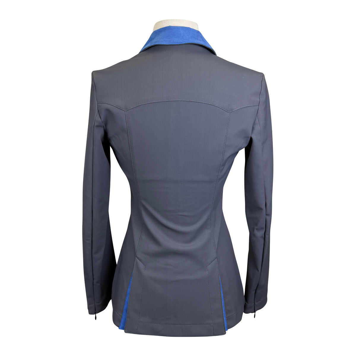 Sarm Hippique 'Arianna' Show Jacket in Grey/Light Blue