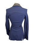 Sarm Hippique 'Azalea' Show Coat w/Satin Trim in Navy