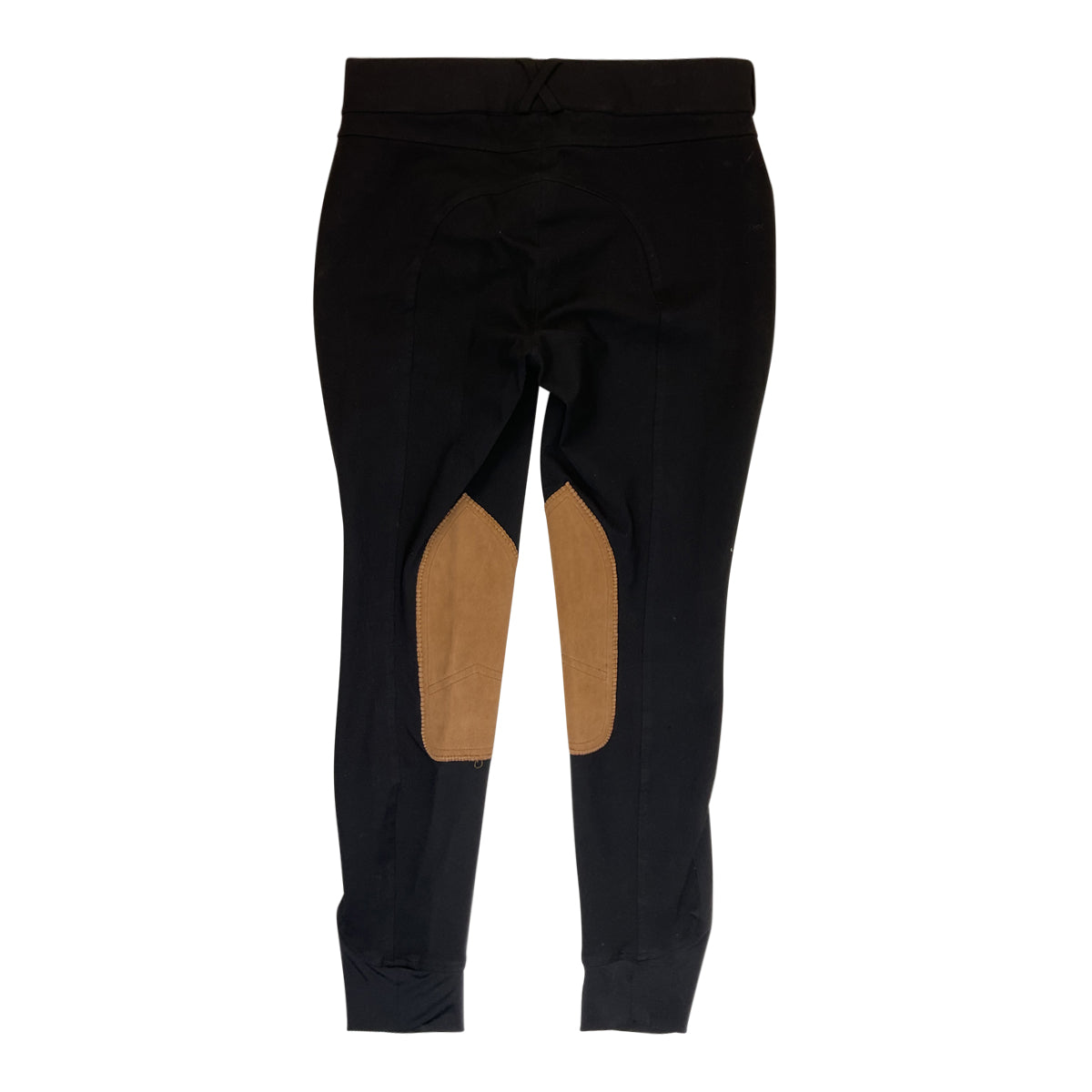 Dover Saddlery 'Dalton' Classic Knee Patch Breeches in Black/Tan