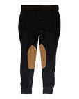 Dover Saddlery 'Dalton' Classic Knee Patch Breeches in Black/Tan