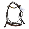 Kavalkade Bridle in Brown/Gold and Silver Rhinestones