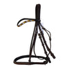 Kavalkade Bridle in Brown/Gold and Silver Rhinestones