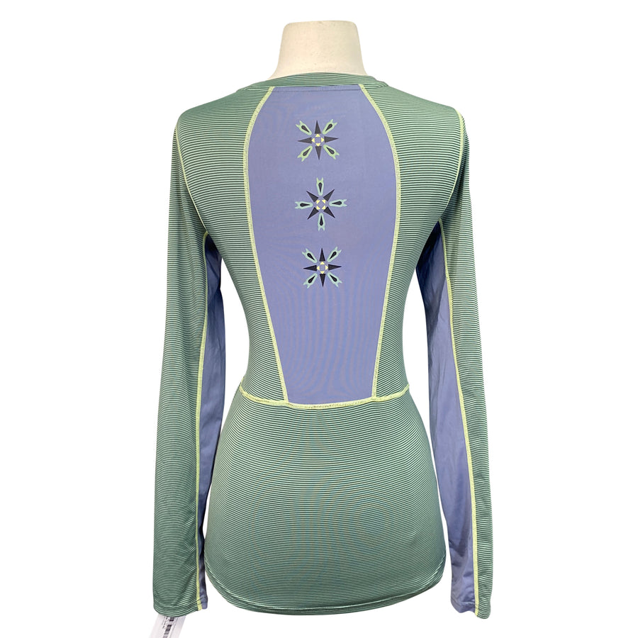 Kerrits 'Foundation' Baselayer in Green Stripe
