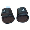 Insode of Masta Leather Look Neoprene Fetlock Boots in Brown