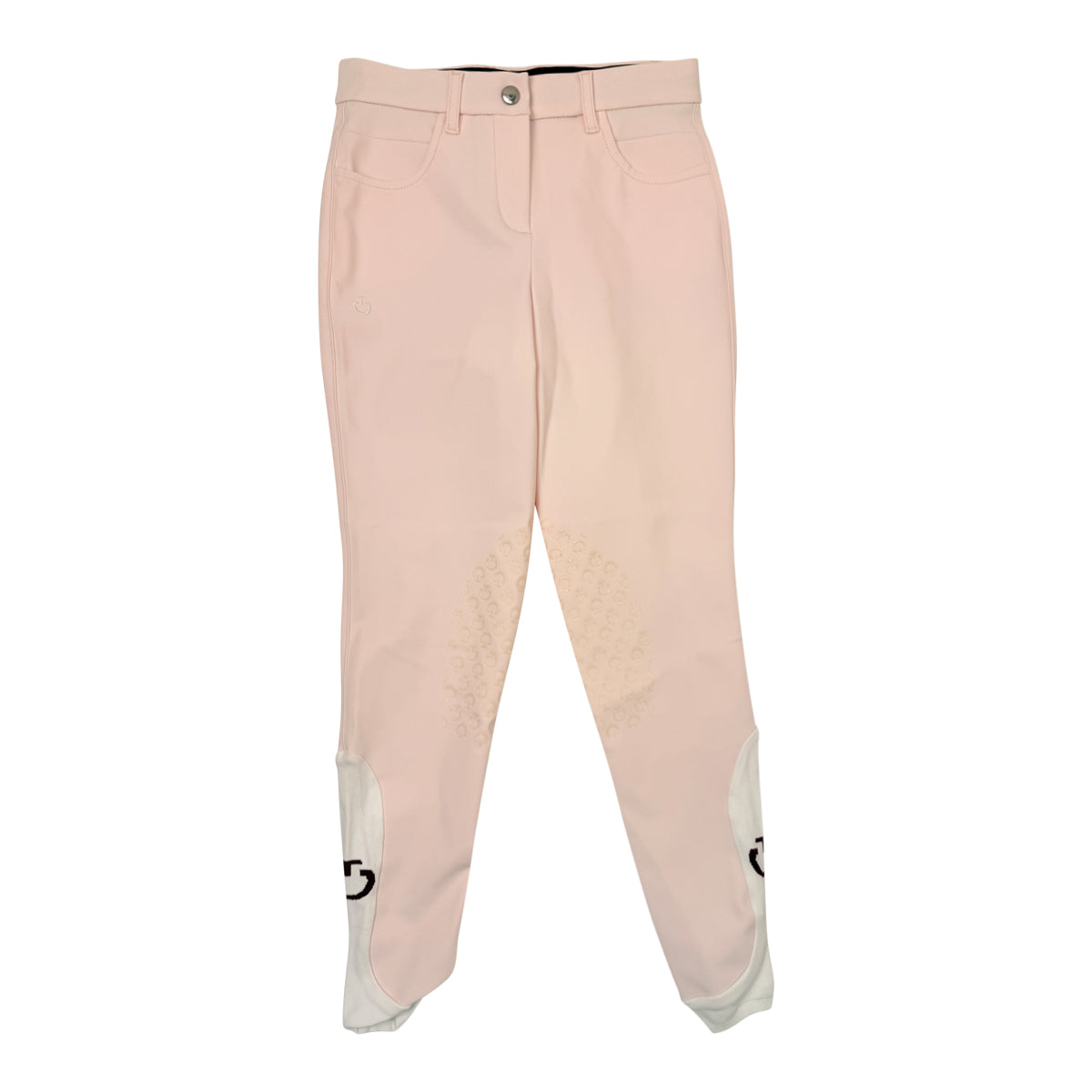 Cavalleria Toscana Logo Grip Breeches in Baby Pink