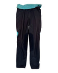 Irideon Crisscross Tights in Blue Stripes