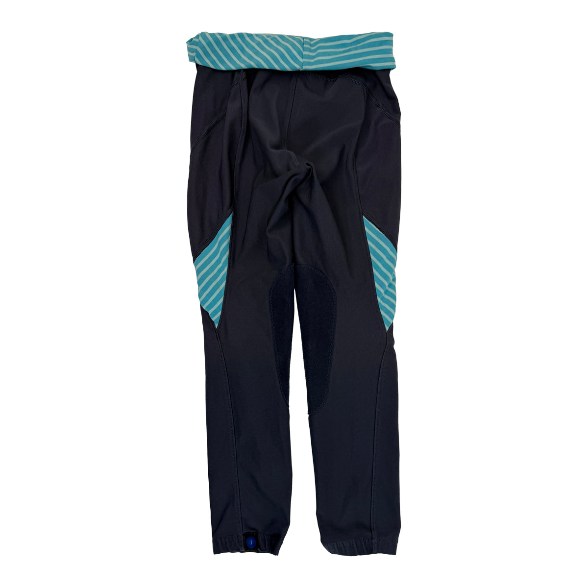 Irideon Crisscross Tights in Blue Stripes