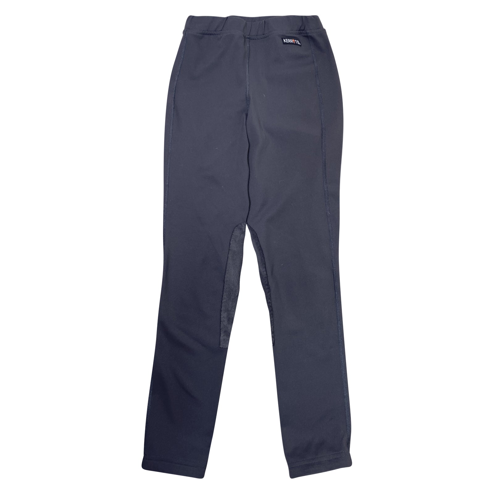 Front of Kerrits Kids Knee Patch Tights in Grey - Children&#39;s Small