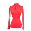 Kastel Long Sleeve 1/4 Zip in Red