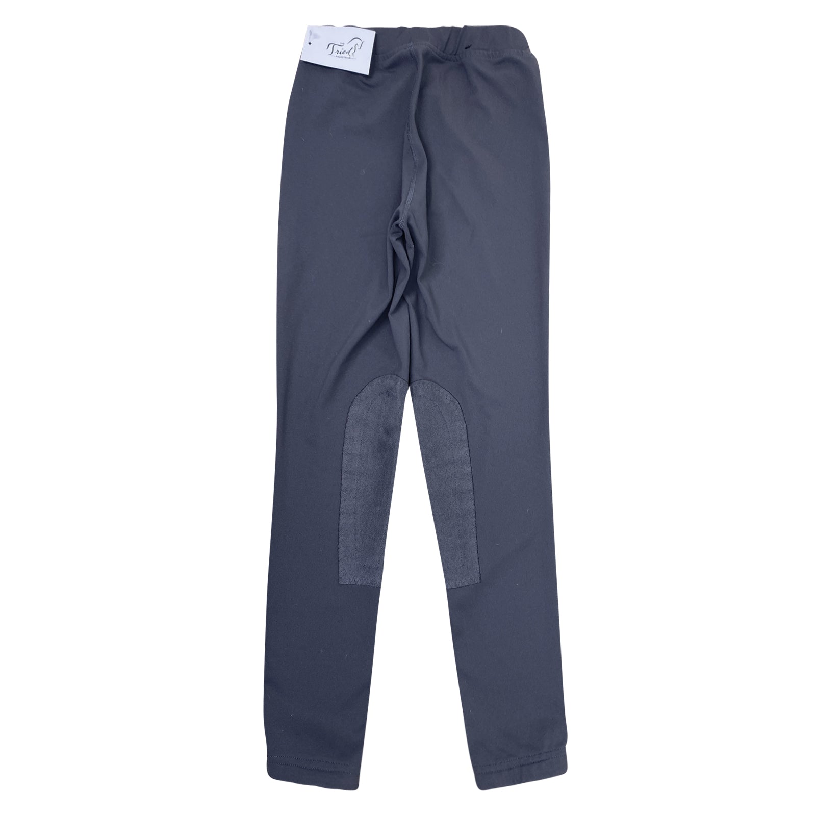 Back of Kerrits Kids Knee Patch Tights in Grey - Children&#39;s Small
