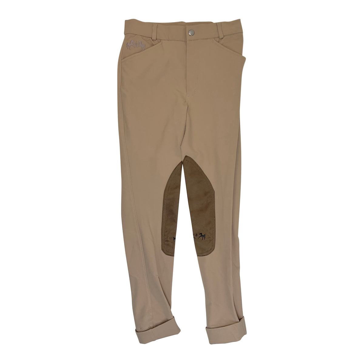 Equine Couture CoolMax Champion Front Zip Jods in Safari/Taupe